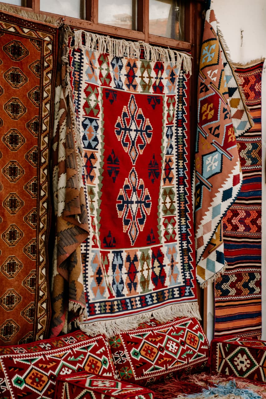 Modern Abstract Geometrical Carpet