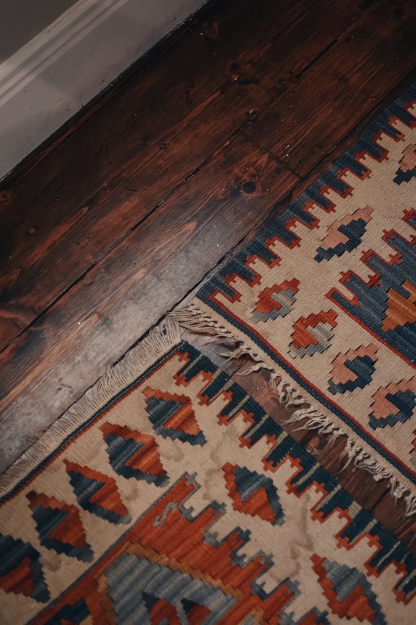 Minimalist Neutral Tone Area Rug
